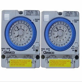 Mua Bộ 2 Công tắc hẹn giờ cơ công suất lớn 15A Timer 24H Camsco TB35-N