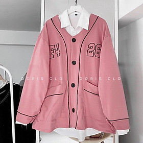 Áo khoác nỉ cardigan form rộng rỡ KB FASHION
