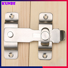 Mua Chốt Khóa Cài Cửa KUNBE Bằng Thép Không Gỉ  Then Cửa Có Chốt Cố Định Thanh Gạt Loại To An Toàn  Chắc Chắn