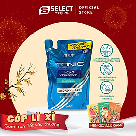 Dầu gội xả bạc hà mát lạnh dành cho nam S Select Nhật Bản ( gói refill 500ml )