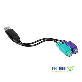 Cable đổi USB ra PS/2 cho chuột và bàn phím