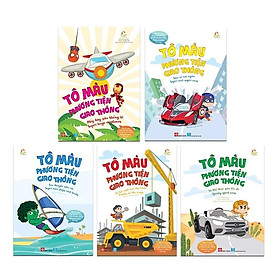 SÁCH - COMBO Tô màu phương tiện giao thông