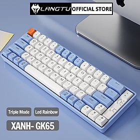 Mua Bàn Phím Cơ Bluetooth GK65 LANGTU Không Dây Triple Mode Phím Hotswap Hàng Chính Hãng
