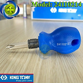 Mua Tua Vít lùn 2 đầu dẹp và bake  PH2X38mm Kingtony 24110214 màu xanh