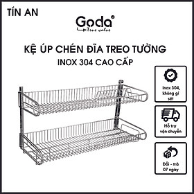 Kệ Mâm 2 Tầng Úp Chén Dĩa Có Khay Hứng Goda PT966