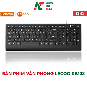 Mua Bàn Phím Văn Phòng Lenovo Lecoo KB103 - Hàng Chính Hãng