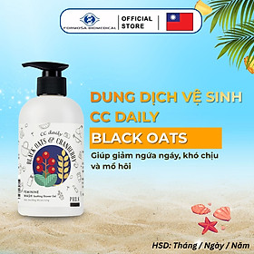 Dung Dịch Vệ Sinh Phụ Nữ CC Daily Feminine Wash Soothing And Calming Shower Gel (Black Oats & Cranberry) 330g
