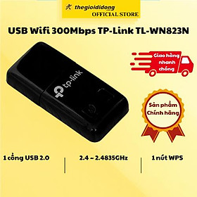Mua USB Wifi 300Mbps TPLink TL-WN823N Đen - Hàng Chính Hãng