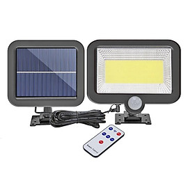 Mua Đèn cảm ứng hồng ngoại năng lượng mặt trời Solar Sensor Wall light 100/20 bóng LED siêu sáng (Đen)