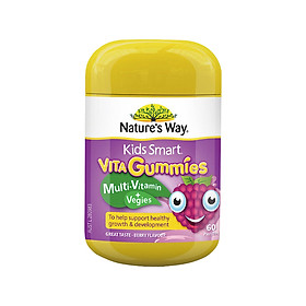 Australia NATURE’S WAY KIDS SMART VITA GUMMIES MULTI-VITAMIN + VEGIES 60 Gummies