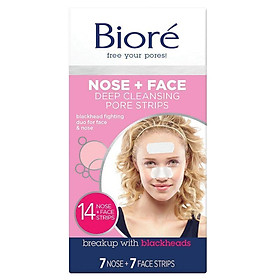 Biore Deep Cleansing Pore Strips 14 Combo