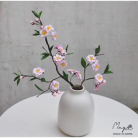 Hoa giấy handmade trang trí, Cành Hoa Đào handmade, Maypaperflower - hoa giấy nghệ thuật, hoa cắm bình, decor nhà ở