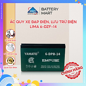 Ắc Quy Xe Đạp Điện 6-DPB-14 YAMATO 12V-14AH, acquy dùng cho Loa Kéo