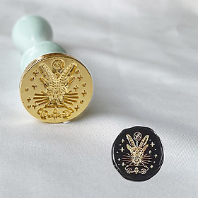 Đầu Con Sáp Đóng Dấu sáp niêm phong bì thư vintage Chữ Phong Cách Retro (Không kèm cán)