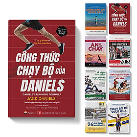 [Download Sách] Sách - COMBO 8 cuốn: Công thức chạy bộ Daniels, Chương trình 70.3, Kế hoạch, Chiến lược dinh dưỡng, Ăn & chạy, Không bao giờ ngừng chạy, Chạy bộ vượt qua, 26 giải chạy marathon