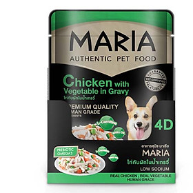 Pate cho chó Maria gói 70g có 4 vị (Bò, Cá Hồi, Cá Ngừ, Thịt Gà)