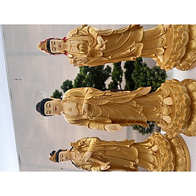 Bộ 3 Tượng Tây Phương Tam Thánh cao 48cm