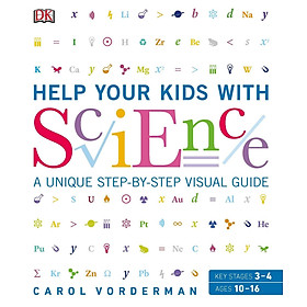 Sách Help Your Kids with Science : A Unique Step-by-Step Visual Guide, Revision and Reference ( Giúp Con Bạn Làm Quen Với Khoa Học ) - Sách Khám Phá, Tổng Hợp Kiến Thức Khoa Học Cho Trẻ Từ 8 Tuổi Đến 15 Tuổi - Á Châu Books, Bìa Mềm, In Màu