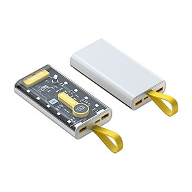 Mua Sạc Dự Phòng  Pin Sạc Dự Phòng Trong Suốt Dung Lượng Pin 20000mAh Sạc Nhanh Tối Đa 22.5w Dùng Bộ Vi Mạch Thế Hệ Mới Với Thiết Kế Phong Cách Cyberpunk Trong Suốt - Hàng Chính Hãng