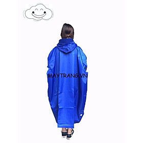 ÁO MƯA BIT NGƯỜI, KHÔNG XẺ TÀ MÀU XANH DƯƠNG 1M2