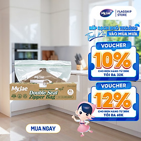 Túi zip Myjae hai đường kéo tự huỷ sinh học (XL)