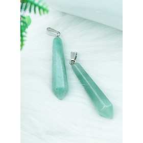 Mặt dây chuyền phong thủy đá thạch anh xanh Aventurine