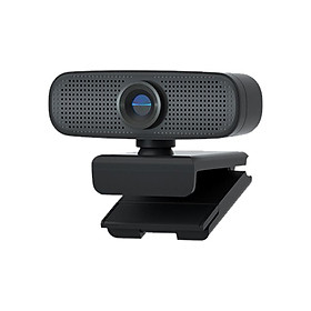 1080P HD Streaming Webcam USB Computer Video Camera 2 Megapixels 80° Wide Viewing Manual Focus with Dual Mic Plug & Play