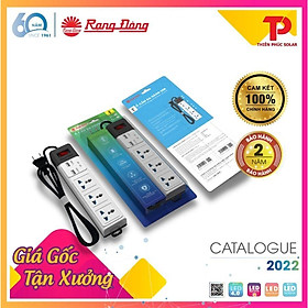 Ổ cắm đa năng usb 5m rạng đông model: oc02.usb 3c/5m/10a