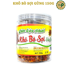 KHÔ BÒ SỢI SẤY GỪNG TÂN LỘC PHÁT - HŨ 150G