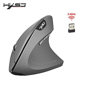 HXSJ T24 2.4G Wireless Mouse Vertical Ergonomic Mouse with USB Receiver Replacement for Notebook PC Laptop Macbook