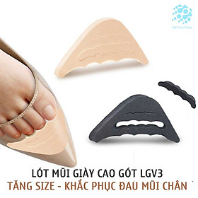 Miếng Lót Giày Tăng Size Giúp Giảm Đau Mũi Chân Detaunisex - LGV3