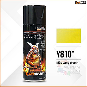 Sơn xịt Samurai Kurobushi - MÀU VÀNG CHANH Y810 (400ml)