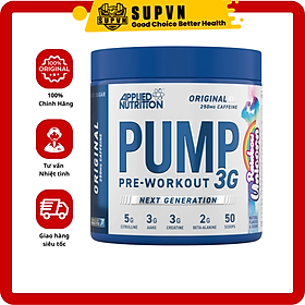 Pump 3G Pre Workout Applied Nutrition 50 Scoop (25Serving) - Tăng Sức Mạnh Sức Bền