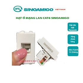 Ổ cắm mạng Lan RJ45 cat5/ Cat6 âm tường - Hàng chính hãng