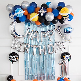 Bộ bong bóng trang trí sinh nhật Phi Hành Gia cho bé Astronaut Birthday Set phg59
