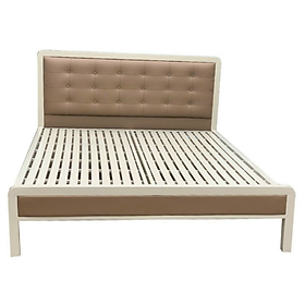 Giường ngủ sắt Juno sofa hộp dày đầu giường nệm êm 1m6 x 2m hoặc 1m8x2m