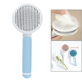 Pet Dog Cat Massage Comb Grooming Removes Hair Self Cleaning Brush