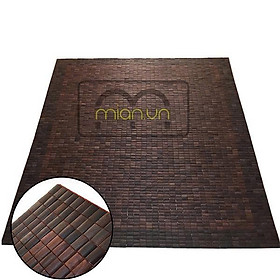 Chiếu Gỗ Trắc Miếng Cao Cấp - Kích Thước 1,8mx2m ( video , hình thật ) 