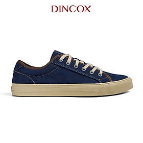 Giày Sneaker Vải Canvas Nam Nữ E12 Dark Navy Dincox