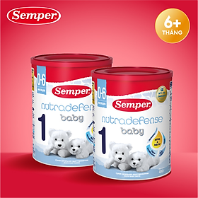 Combo 2 Sữa bột công thức Semper Nutradefense Baby 1 400g/hộp