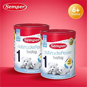 Combo 2 Sữa bột công thức Semper Nutradefense Baby 1 400g/hộp