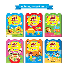 Trọn Bộ 6 Cuốn 2000+ Stickers Bóc Dán Thông Minh (Dành Cho Trẻ Từ 2-6 Tuổi) - Giúp bé phát triển IQ, EQ, CQ