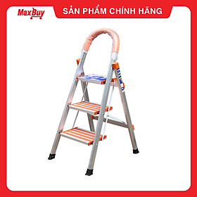 Thang Ghế Nikawa NKA-03 - 3 Bậc - 73cm - Màu Bạc