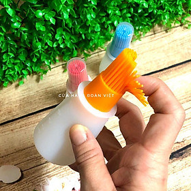 Cọ Silicon Quét Mặt Bánh + Bình Đựng Dầu 2in1. Chuyên phục vụ Sp Gia dụng, Khuôn làm bánh, Dụng cụ học Sinh, Nhà hàng, Q