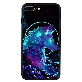 Ốp Lưng Viền TPU cho điện thoại Iphone 7 Plus/8 Plus - Wolf