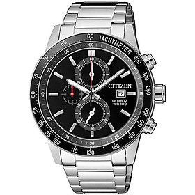 Đồng Hồ Nam Citizen Dây Thép Không Gỉ AN3600-59E - Mặt Đen