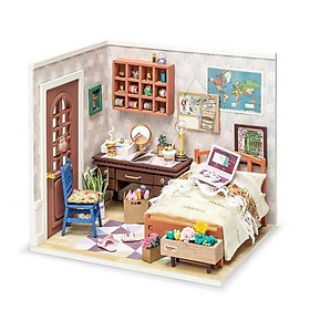 Đồ Chơi Lắp Ráp Bằng Gỗ 3D Mô Hình Nhà Tí Hon Anne s Bedroom