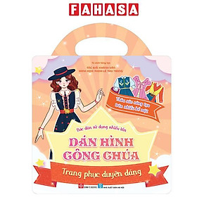 Sách - Bóc Dán Sử Dụng Nhiều Lần - Dán Hình Công Chúa - Trang Phục Duyên Dáng