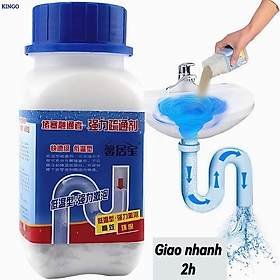 Bột thông cống KG52 khử mùi chống nghẹt bồn cầu, lavabo, chậu rửa bát, đường ống phân hủy cực mạnh , xử lý triệt để nhanh chóng loại 280g- Hàng chính hãng