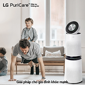 Mua Máy Lọc Không Khí 2 Tầng LG Puricare 360˚ Plus AS301DWFA Loại Bỏ 99% Vi Khuẩn  Kết Nối App  Cho Phòng 100m2  Nhập Hàn